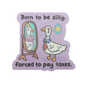 Born To Be Silly Vinyl Sticker